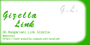 gizella link business card